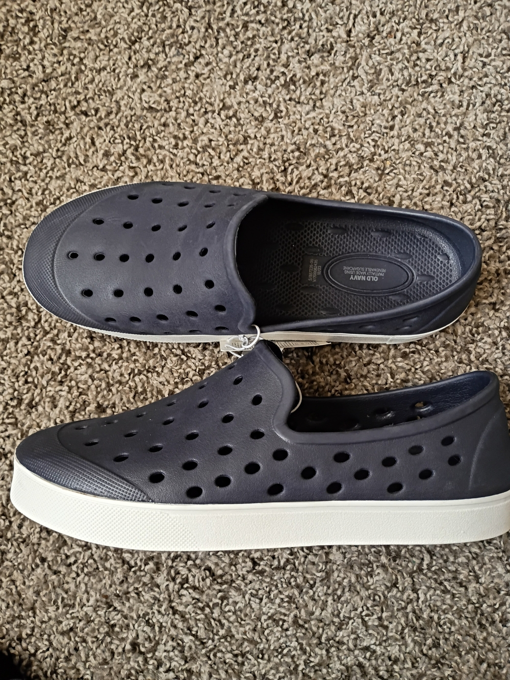 Old Navy Men's Navy Slip-On Perforated Casual Sneaker